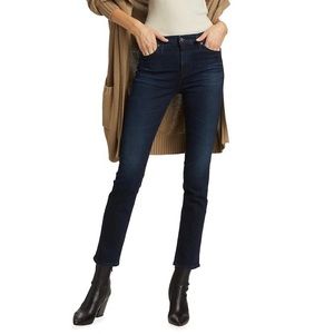 AG Jeans Mari High-Rise Stretch Straight Jeans size 24 NWT